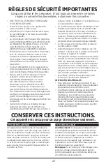 Preview for 25 page of Black & Decker ICR2010 Use And Care Manual