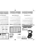 Предварительный просмотр 2 страницы Black & Decker Infuze VB100 Use And Care Book