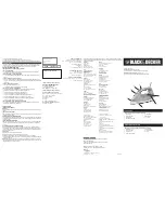 Preview for 2 page of Black & Decker IR34V Safety Instruction