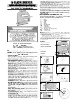 Black & Decker JS305B Instruction Manual preview