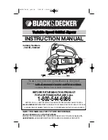 Black & Decker JS615B Instruction Manual предпросмотр