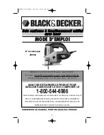 Preview for 11 page of Black & Decker JS650L Instruction Manual