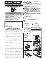 Black & Decker JS700 Instruction Manual preview