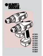 Black & Decker KC1251 User Manual preview