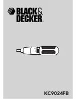 Предварительный просмотр 1 страницы Black & Decker KC9024FB Manual