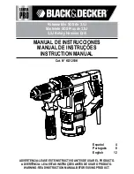 Preview for 1 page of Black & Decker KD1250K Linea PRO Instruction Manual