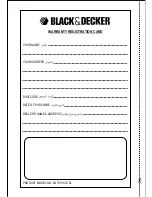 Preview for 43 page of Black & Decker KG750 Original Instructions Manual