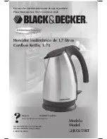Black & Decker KitchenTools JKC651KT Use And Care Book Manual preview