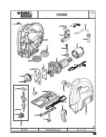 Preview for 9 page of Black & Decker KS2005E Original Instructions Manual