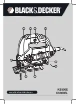 Black & Decker KS900E Original Instructions Manual предпросмотр