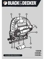 Black & Decker KS900S Original Instructions Manual предпросмотр