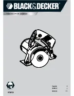 Black & Decker KTM110 User Manual preview