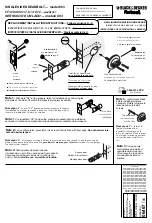 Black & Decker Kwikset 663 Replacement /Installation Instructions preview