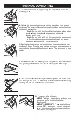 Preview for 6 page of Black & Decker LAM125FH Manual