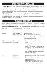 Preview for 8 page of Black & Decker LAM125FH Manual