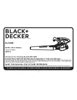 Black & Decker LB700 Instruction Manual preview