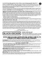 Preview for 3 page of Black & Decker LBX36 Instruction Manual