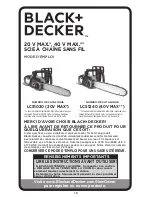 Предварительный просмотр 18 страницы Black & Decker LCS1020 Instruction Manual