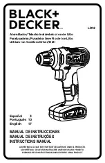 Black & Decker LD12 Instruction Manual preview