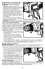 Preview for 20 page of Black & Decker LD120 Instruction Manual