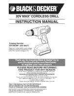 Preview for 1 page of Black & Decker LD120CBF Instruction Manual