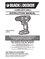 Black & Decker LDX172 Instruction Manual preview