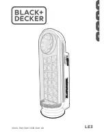 Black & Decker LE3 User Manual preview