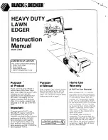 Предварительный просмотр 1 страницы Black & Decker LE400 Instruction Manual