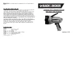 Black & Decker LEDLIB Instruction Manual preview