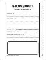 Preview for 19 page of Black & Decker LGM70 User Manual