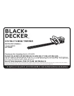 Black & Decker LHT2220 Instruction Manual предпросмотр