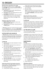 Preview for 16 page of Black & Decker LINEA PRO GST43 Instruction Manual