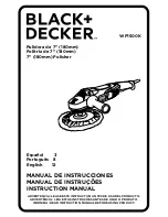 Black & Decker Linea Pro WP1500K Instruction Manual preview