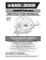 Preview for 1 page of Black & Decker LINEFINDER JS670V Instruction Manual