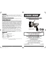 Black & Decker LIONHALBCA Instruction Manual preview