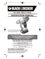 Black & Decker LMT16SB Instruction Manual preview