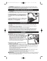 Предварительный просмотр 9 страницы Black & Decker LMT16SB Instruction Manual