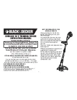 Black & Decker LST1018 Instruction Manual предпросмотр