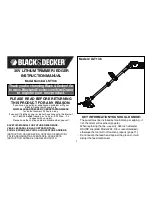 Предварительный просмотр 1 страницы Black & Decker LST136 Instruction Manual