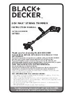 Black & Decker LST201 Instruction Manual preview