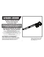 Preview for 37 page of Black & Decker LST300 Instruction Manual