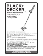 Black & Decker LST400 Instruction Manual предпросмотр