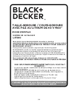 Preview for 14 page of Black & Decker LST540 Instruction Manual