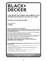 Preview for 28 page of Black & Decker LST540 Instruction Manual