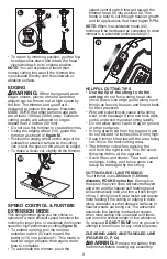 Preview for 9 page of Black & Decker LSTE520 Instruction Manual