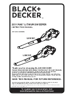 Black & Decker LSW221 Instruction Manual preview