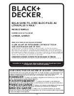 Preview for 10 page of Black & Decker LSW221 Instruction Manual