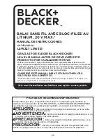 Preview for 20 page of Black & Decker LSW221 Instruction Manual