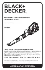 Preview for 1 page of Black & Decker LSW40 Instruction Manual