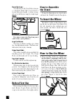 Preview for 4 page of Black & Decker M275 Use And Care Book Manual